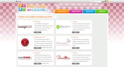 Desktop Screenshot of boutique-de-cuisine.com